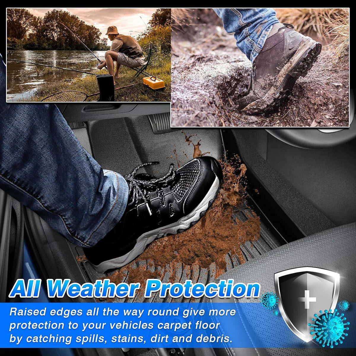 All Weather Floor Liners for Mini Countryman Z23658