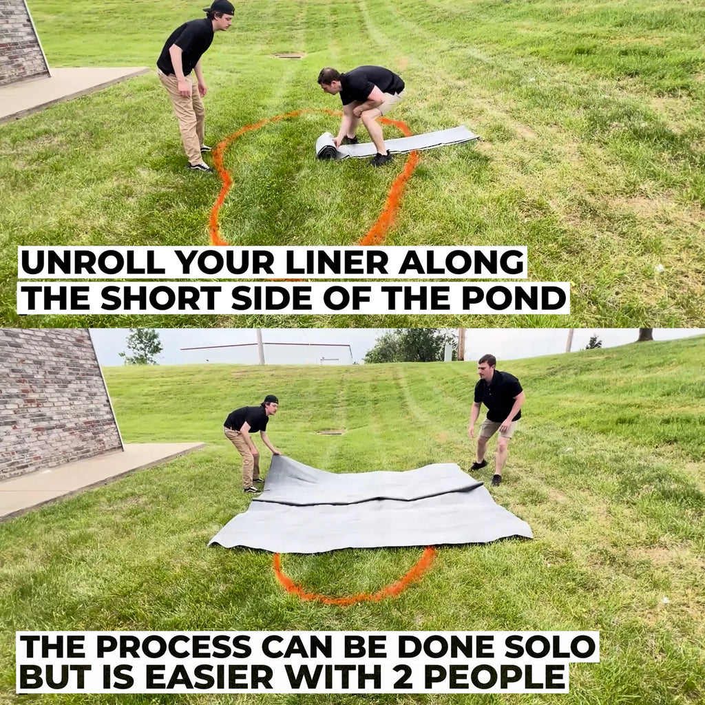 20 ft. x 45 ft. 60 Mil EPDM Rubber Pond Liner Combo Y80364