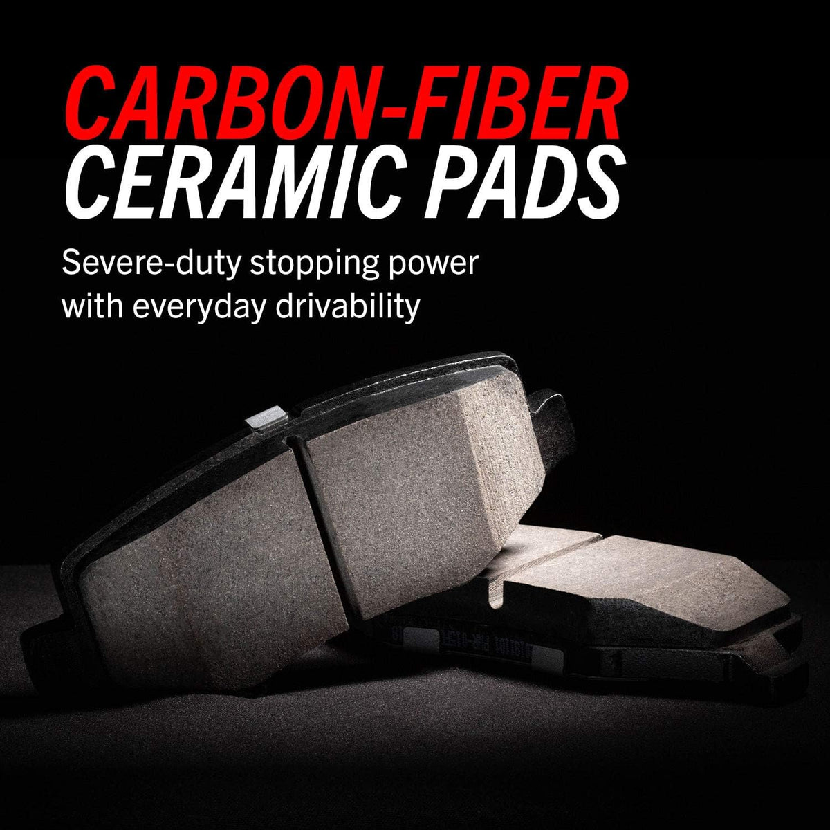Rear Z26 Carbon Fiber Brake Pads with Drilled & Slotted Brake Rotors Kit E513
