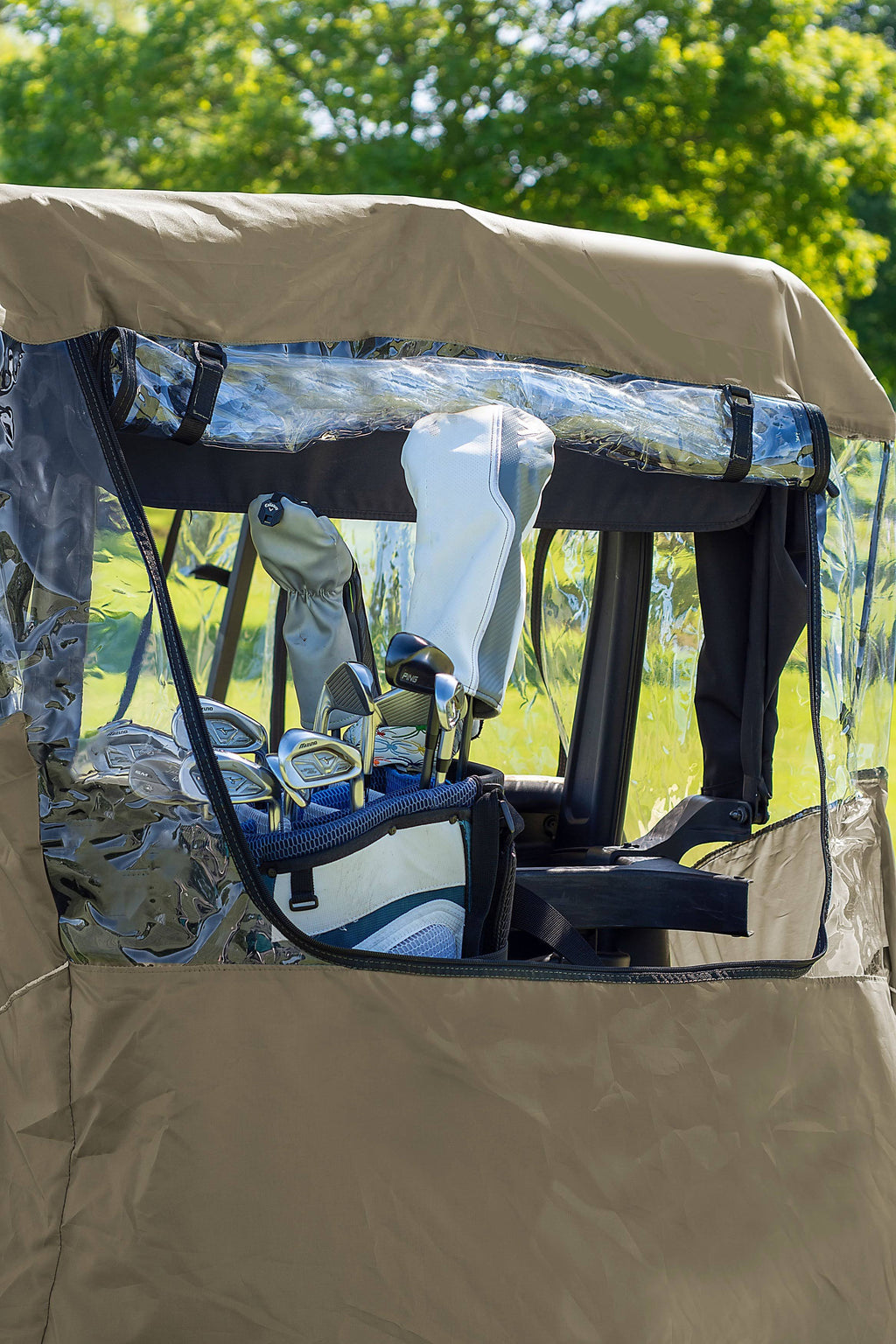 Tan Golf Cart Enclosure T906448