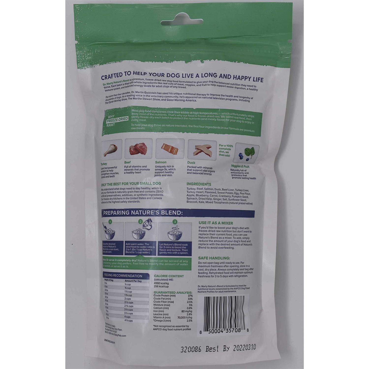 Freeze Dried Raw Dog Food D83104