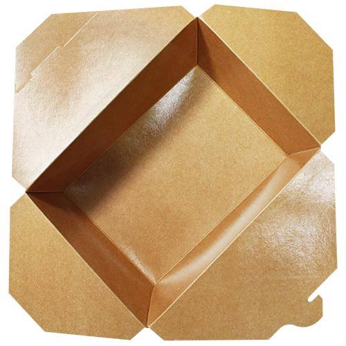 Kraft Fold-To-Go Boxes, 110 oz, Case of 160 T8826