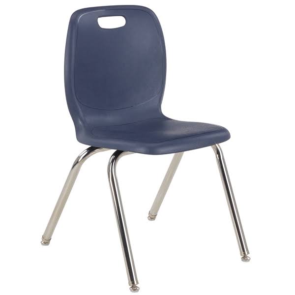 Plastic School Classroom Stacking Chair, 4-Pack I3954