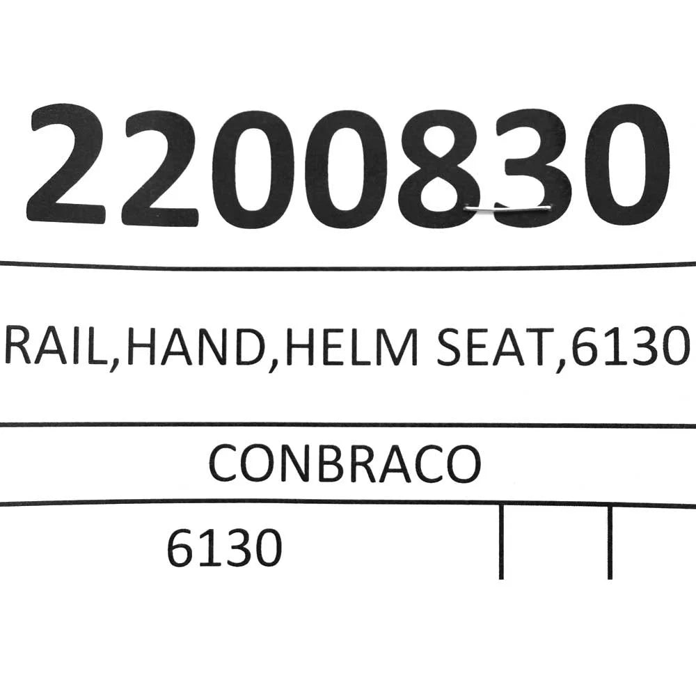 Boat Grab Rail Helm Seat 33 x 2 3/8 Inch Z59116
