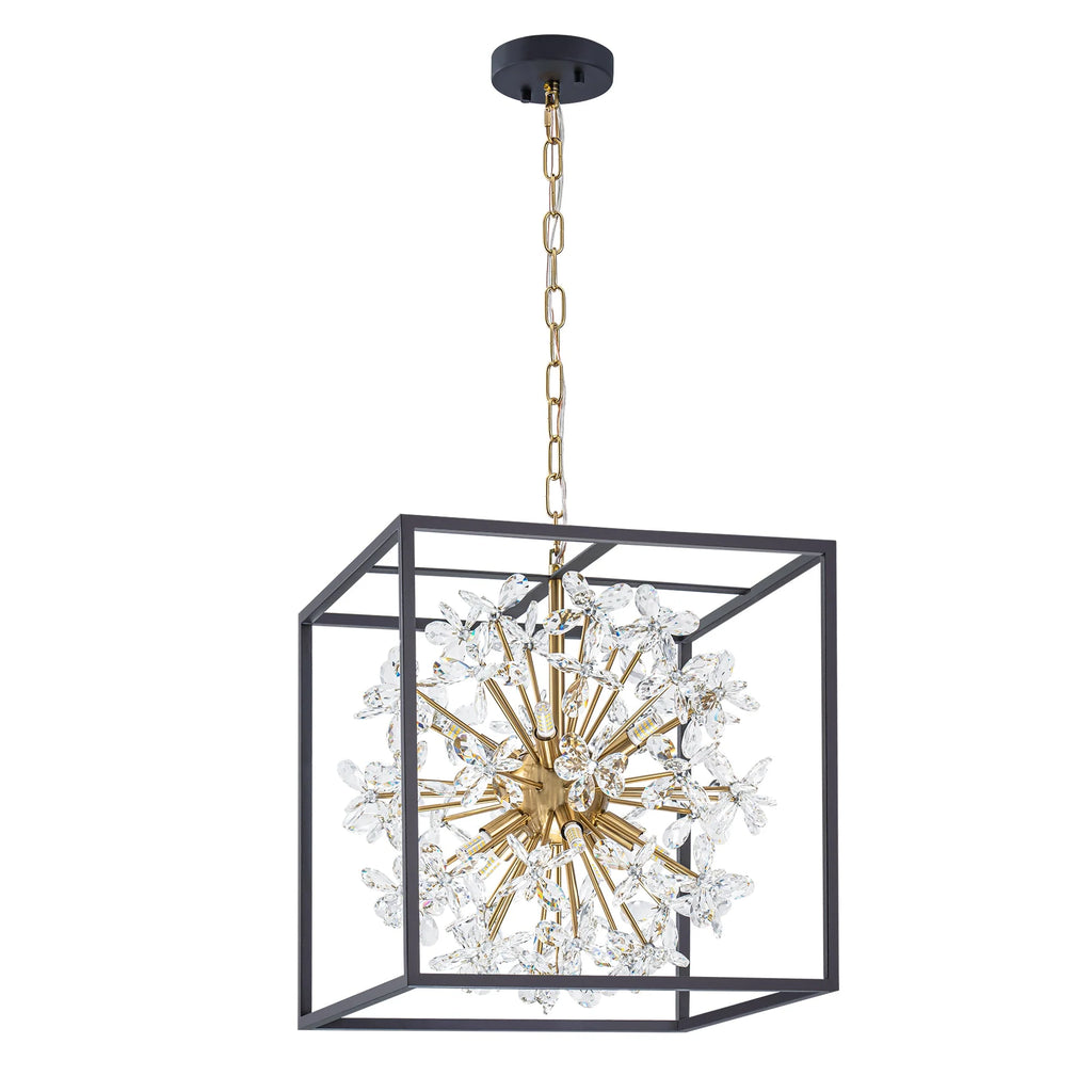 10-Light Dimmable Crystal Chandelier K4680