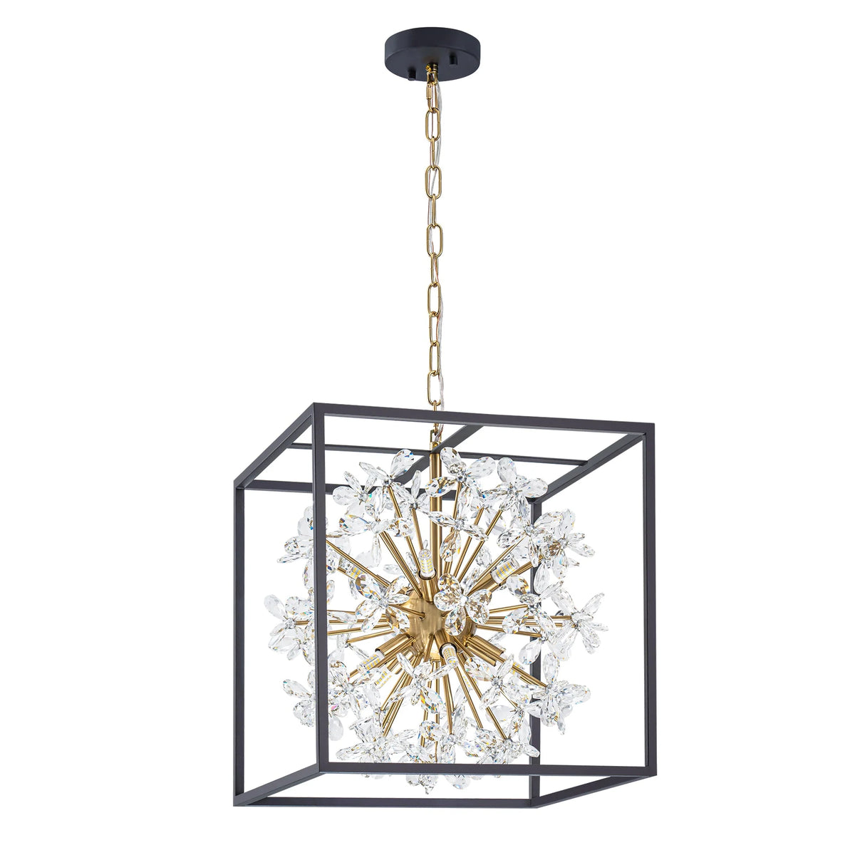 10-Light Dimmable Crystal Chandelier K4680