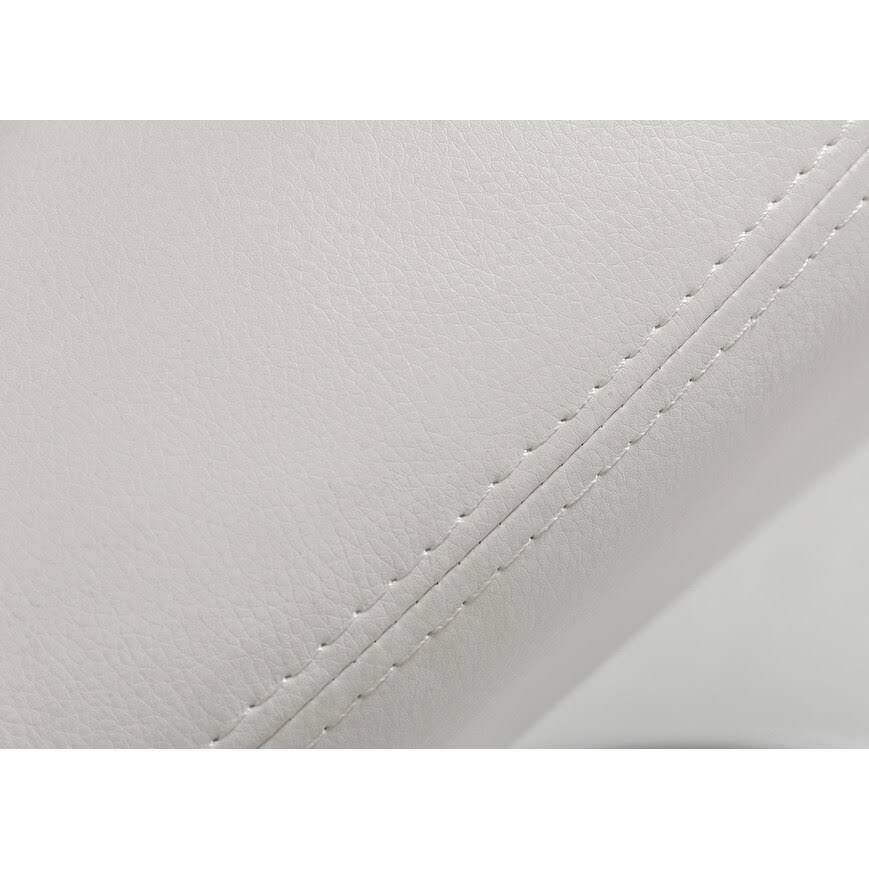 White Leatherette Dining Chair (Set of 2) A1993