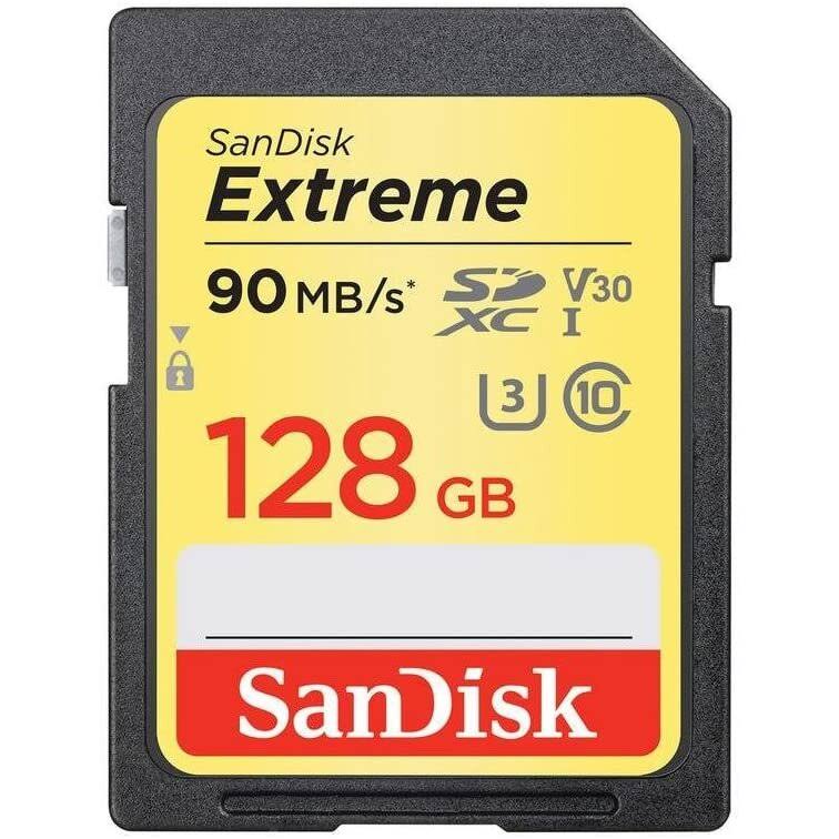 128GB Extreme Compact Flash Memory Card with 128GB UHS-I Class 10 U3 V30 Q291690