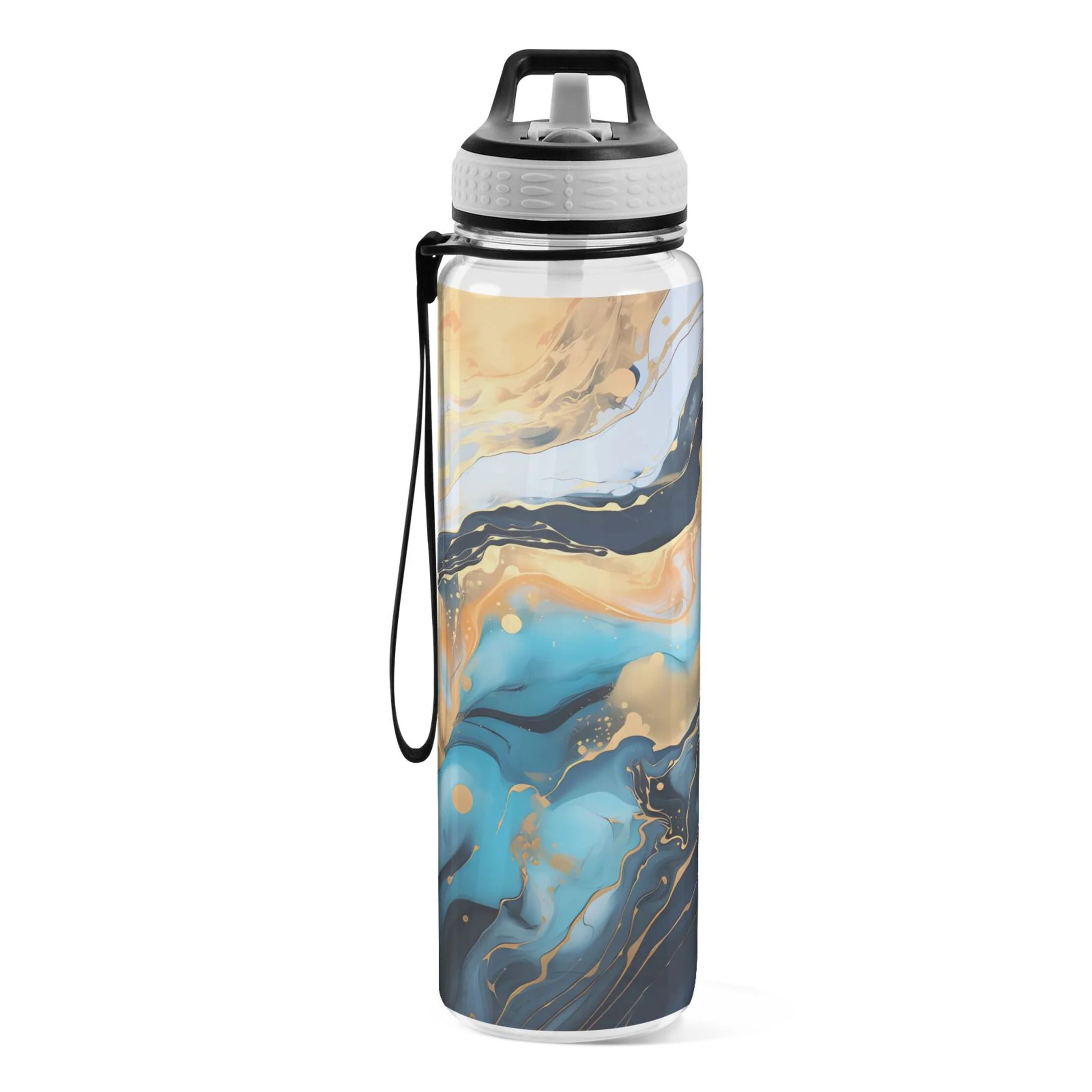 32oz Tritan Leakproof Water Bottle with Straw M72802