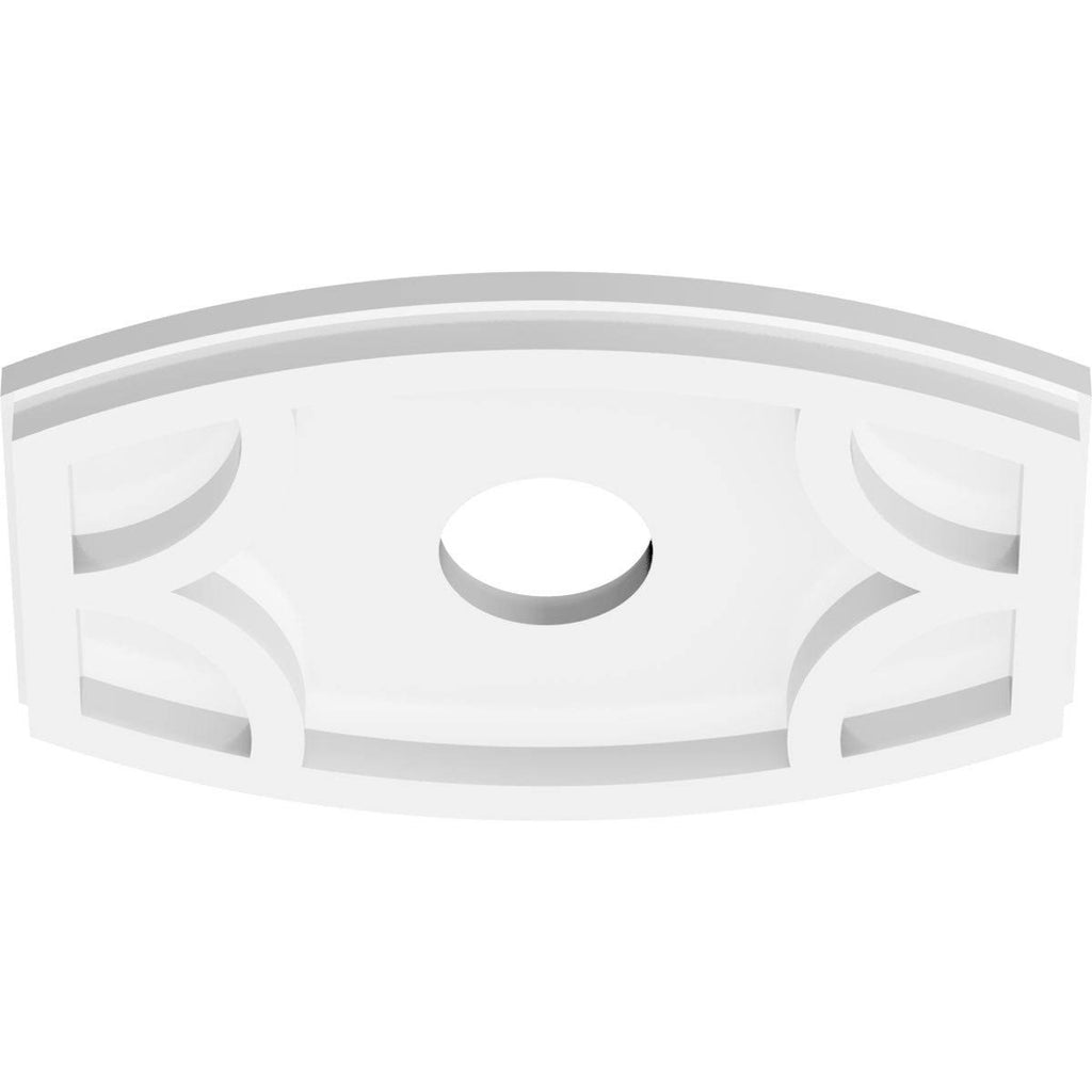 Contemporary PVC Ceiling Medallion Two Piece G940615