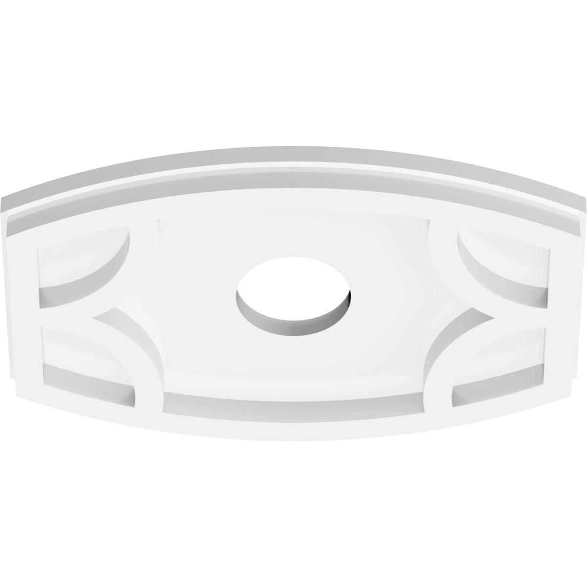 Contemporary PVC Ceiling Medallion Two Piece G940615