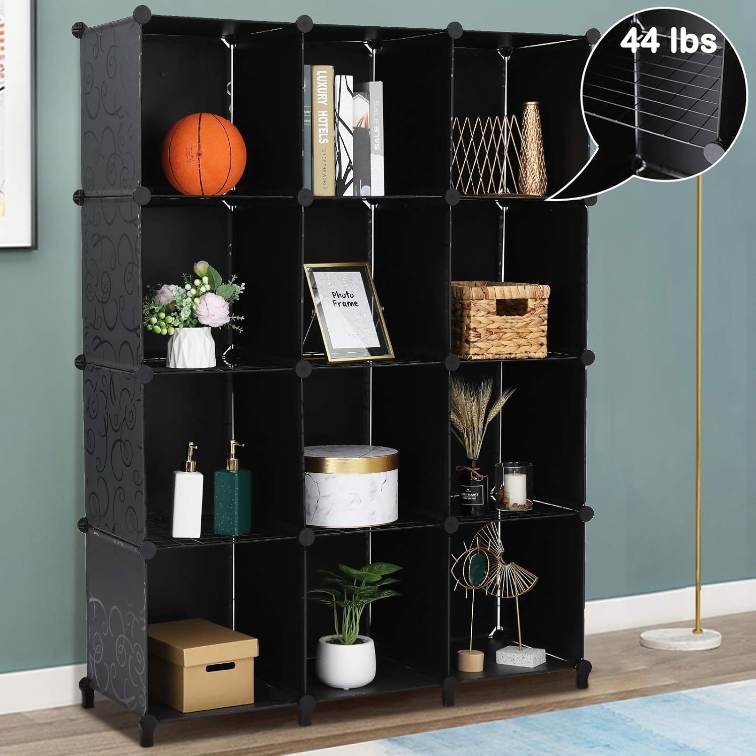 25 Cube Storage Organizer Shelves U5768