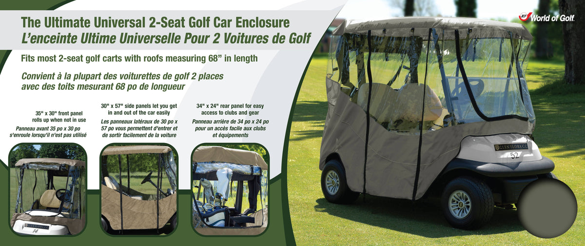 Tan Golf Cart Enclosure T906448