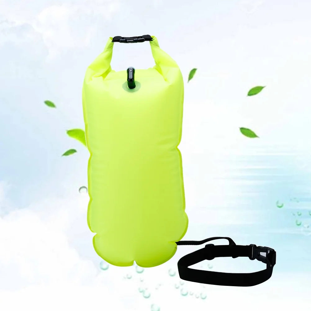 Yellow Ultralight Open Water Swim Safety Float Bag P7371