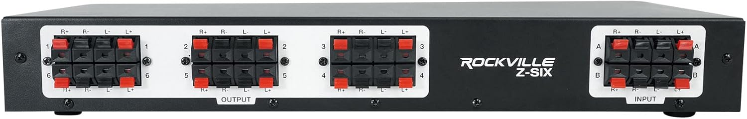 2 Source 6 Zone Audio Zoner with Volume Control O200274