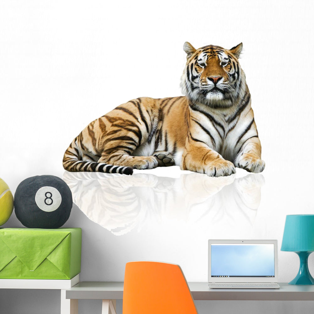 Tiger Wall Decal Peel and Stick Graphic (36 in H x 36 in W) C5548