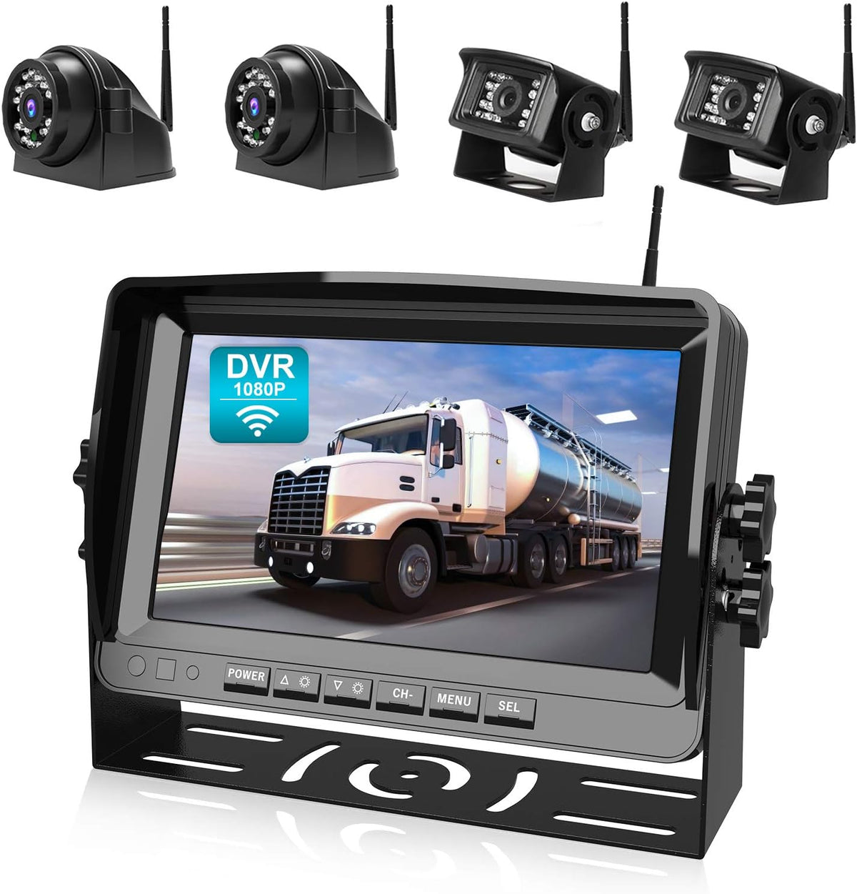 10" Wireless Backup Camera System with Recording E764