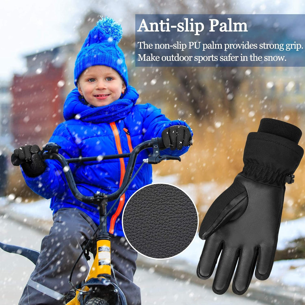 Waterproof Thermal Kids Ski Gloves W343683