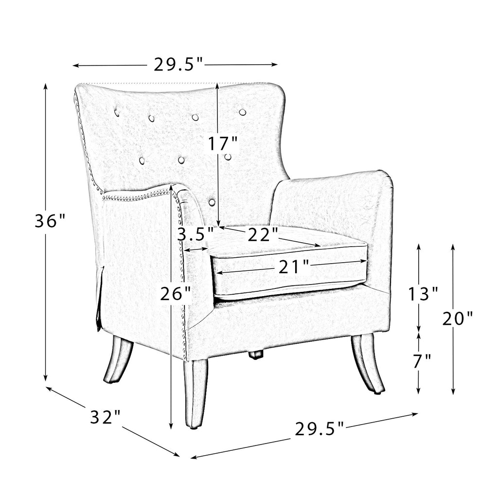 Leather Accent Chair U808858