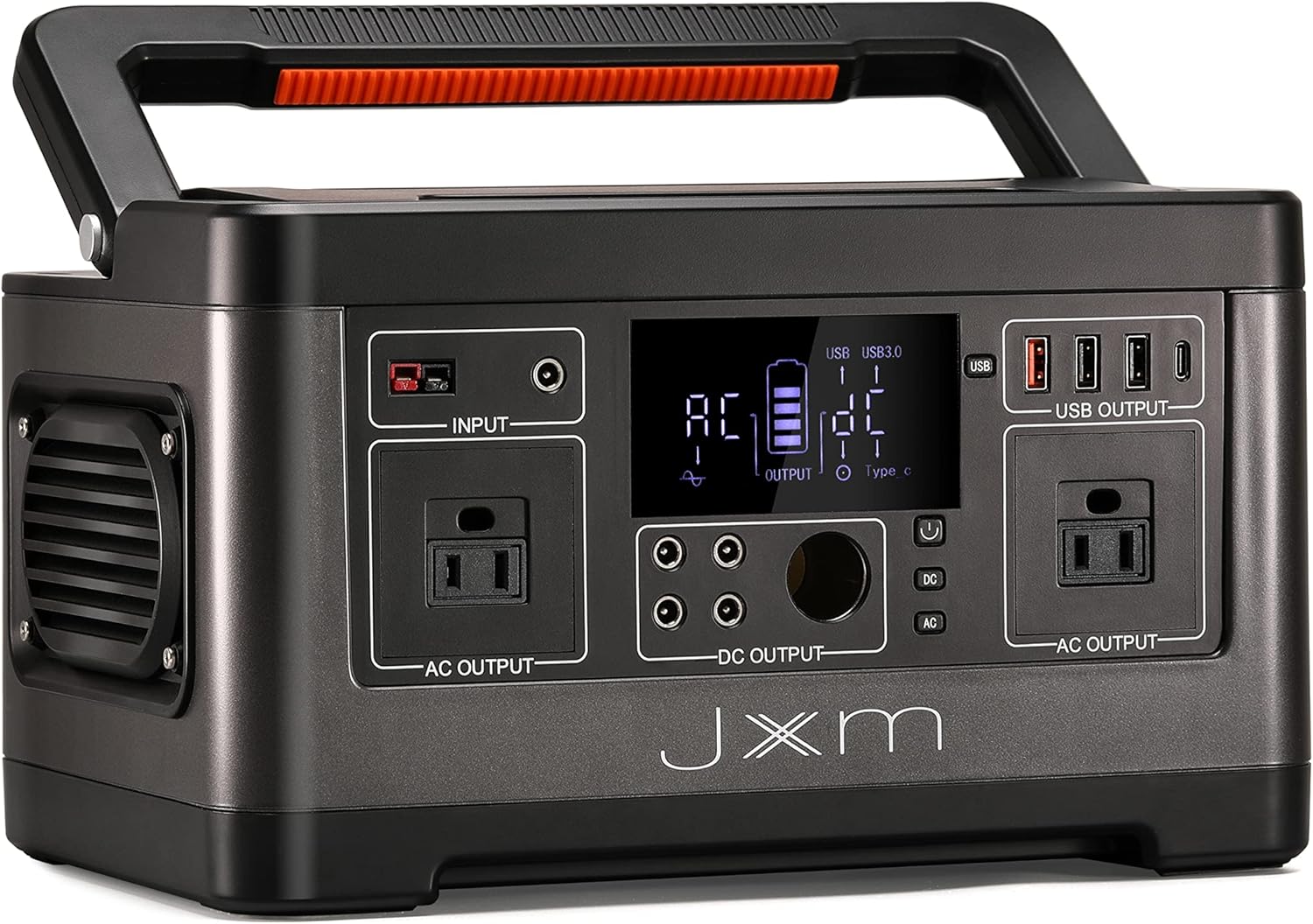 Portable Power Station 519Wh 500W Pure Sine Wave AC Outlet 12V DC X31838