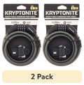 (2 pack) Resettable 12mm Combo Cable Bicycle Lock M755333
