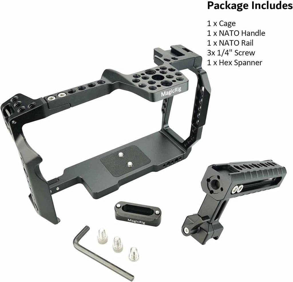 Camera Cage Rig with NATO Handle and NATO Rail C629051