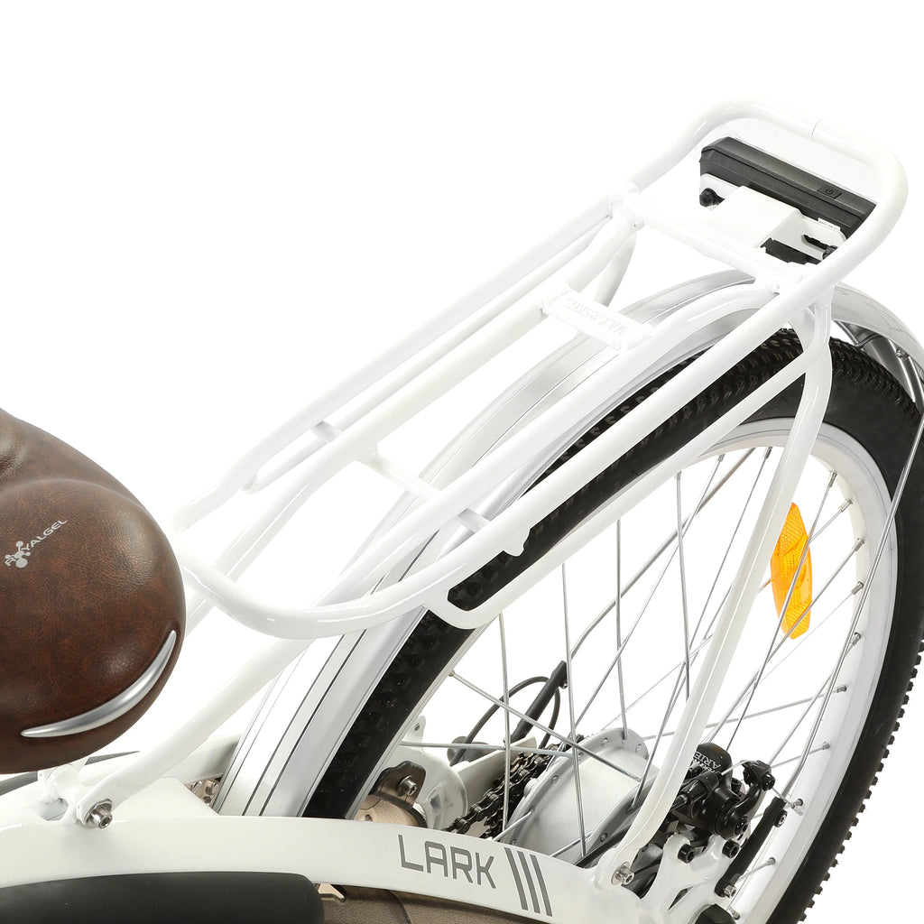 26" 36V 10AH Electric Bike with Basket and Rear Rack B475