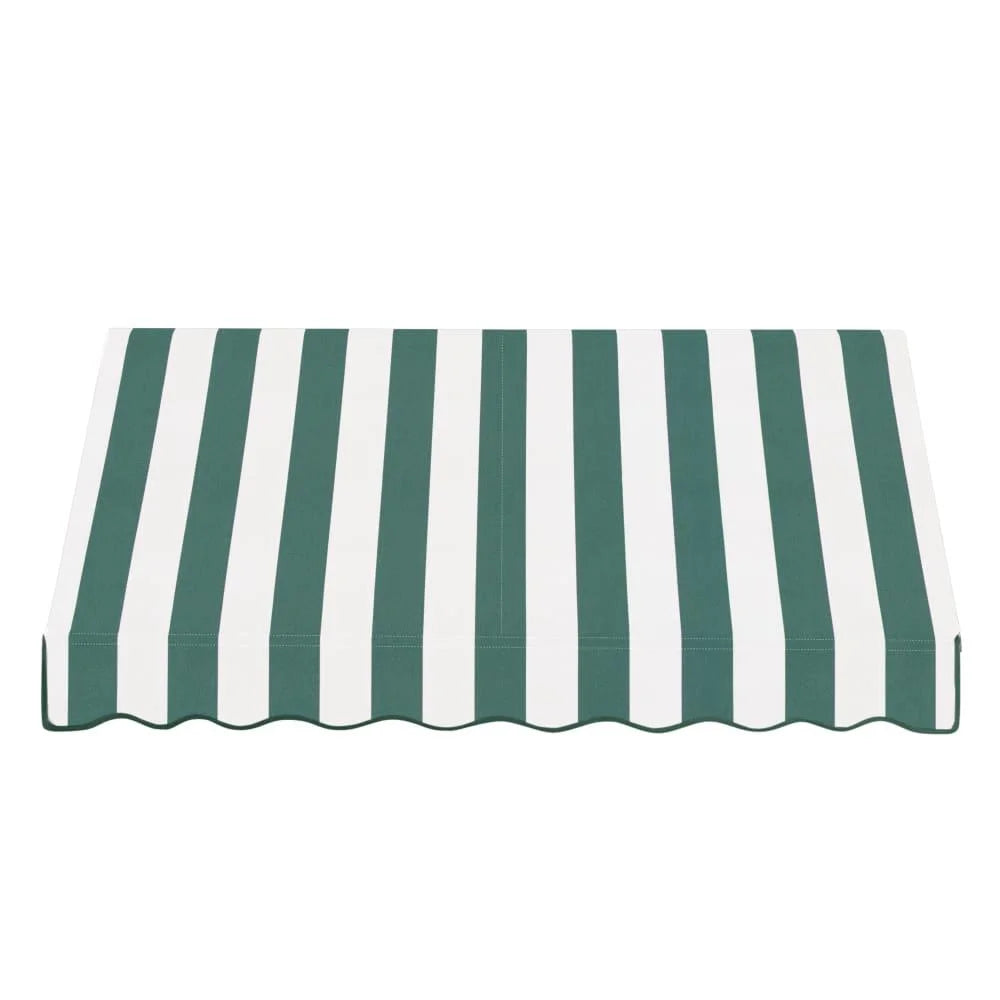 Forest/White Stripe Acrylic Fixed Awning E6485