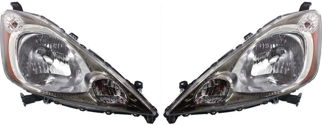 Headlight Assembly Pair for Honda Fit 2009 2011 E4626