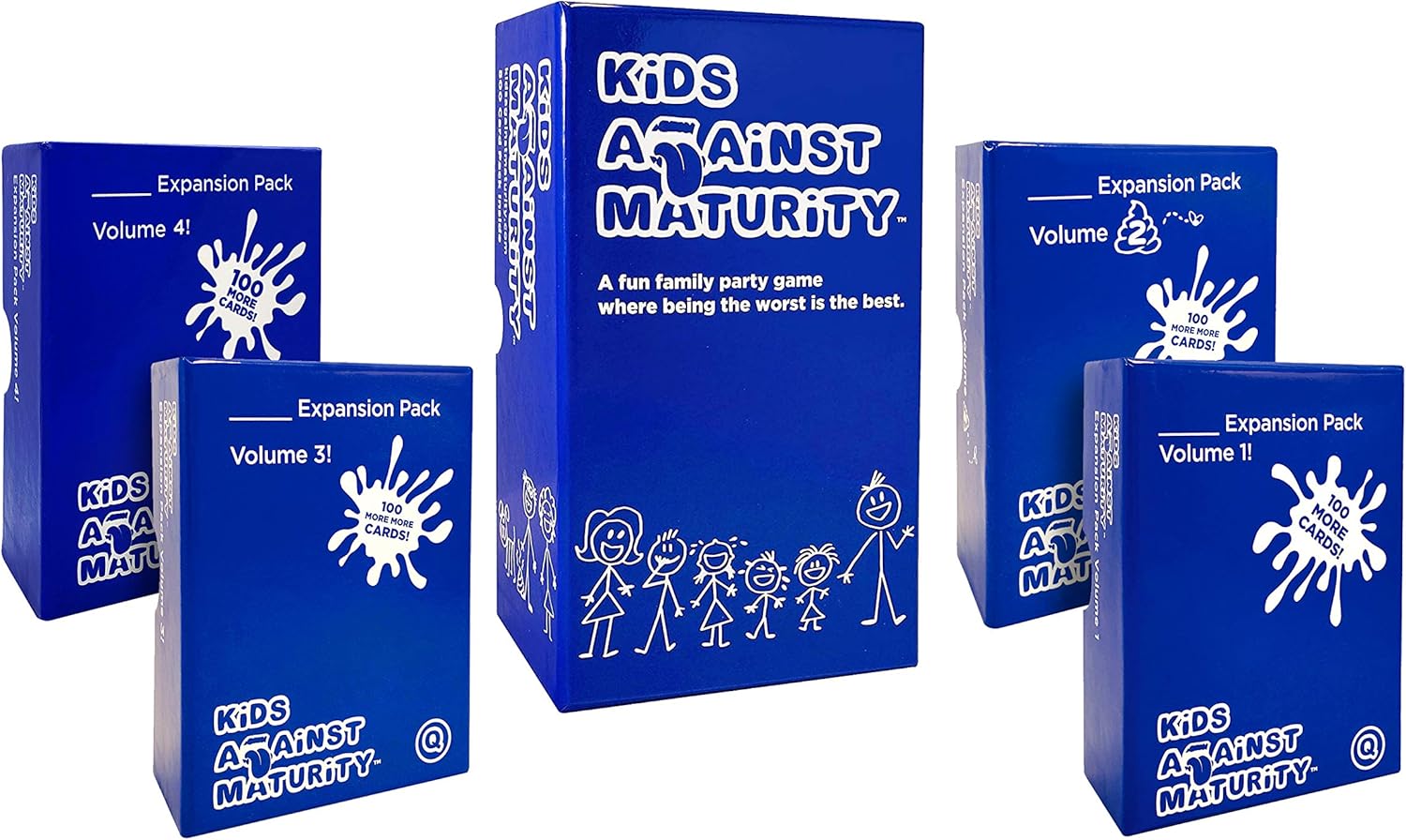 Card Game for Kids and Families, Combo Pack with Expansion #1 #2 #3 and #4 Pack of 2 G527822
