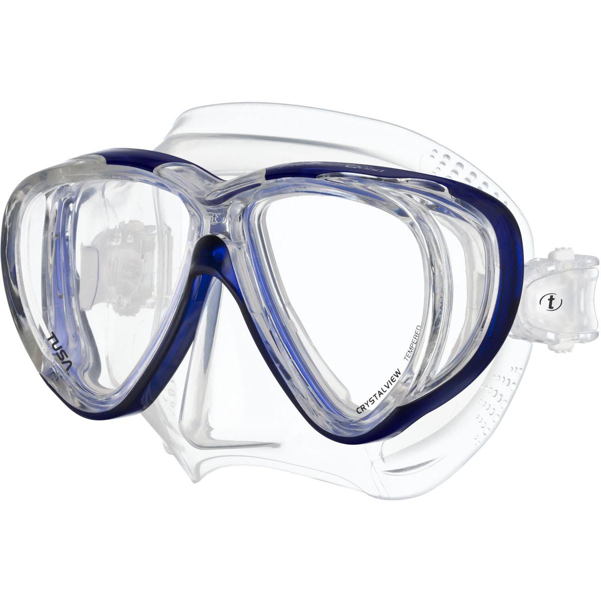 Black/Fist Tale Blue Diving Mask W92883