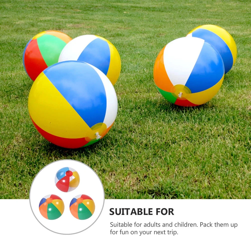 3Pcs Inflatable Beach Ball Pool Water Toy O29344
