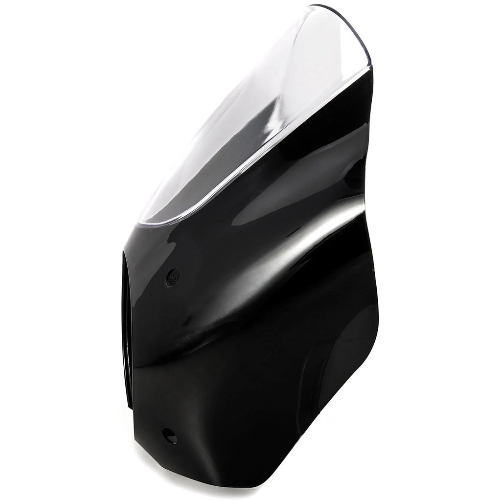 Black Quarter Fairing Windshield Kit with Fork Mounting Hardware R57662