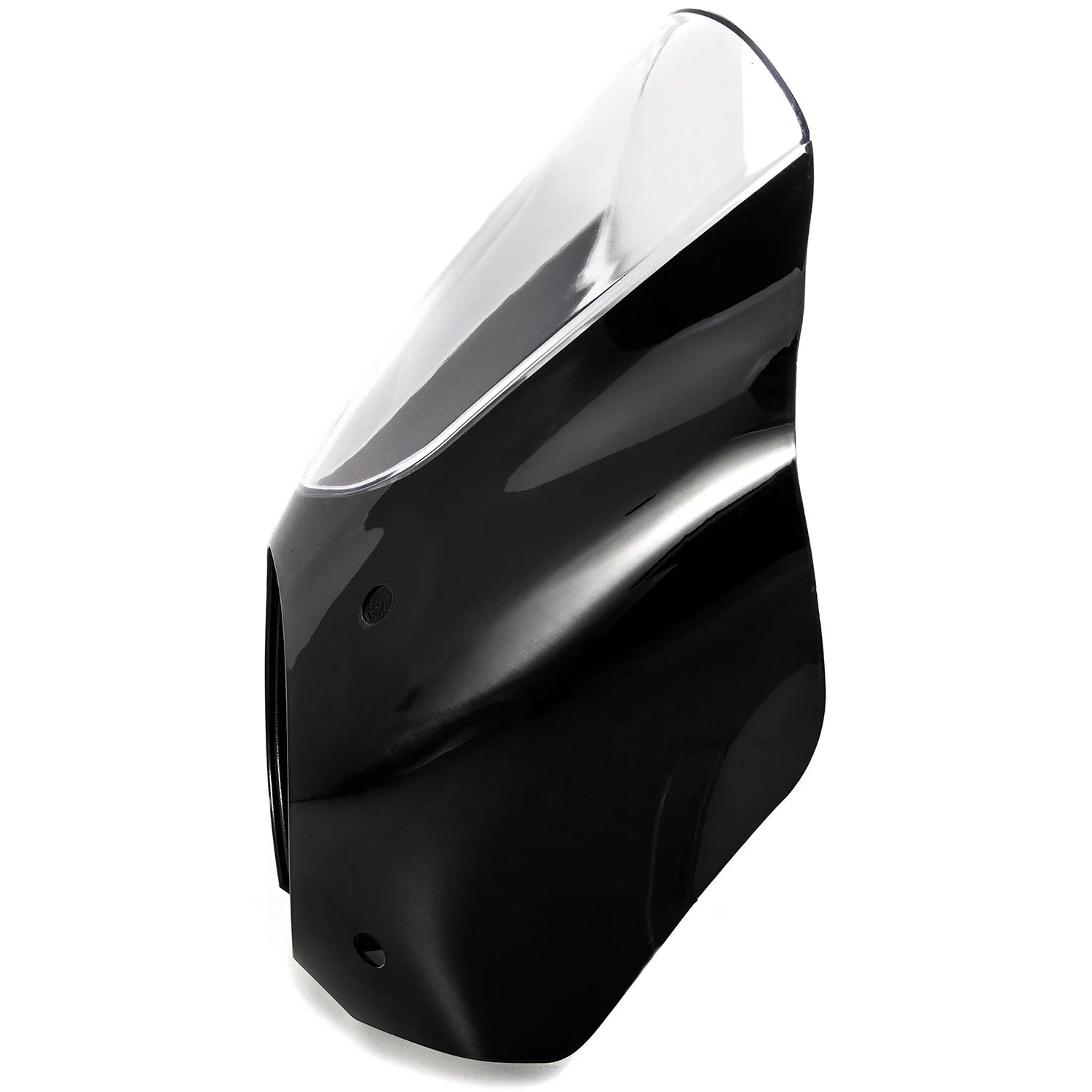 Black Quarter Fairing Windshield Kit with Fork Mounting Hardware R57662