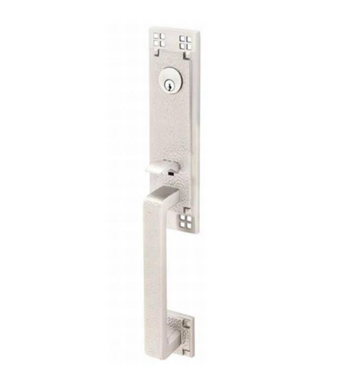 Arts & Crafts Double Cylinder Keyed Entry Handleset N8641