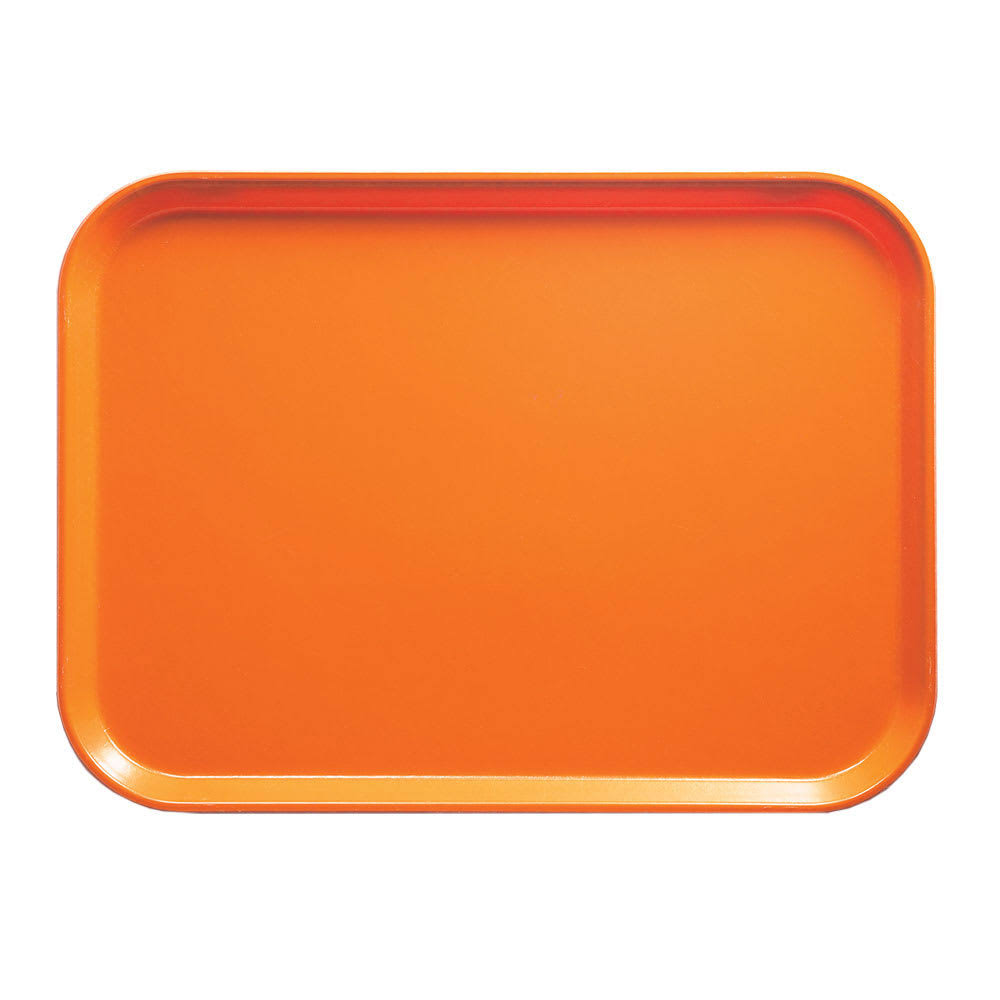 Orange Pizzazz Fiberglass Cafeteria Tray R419