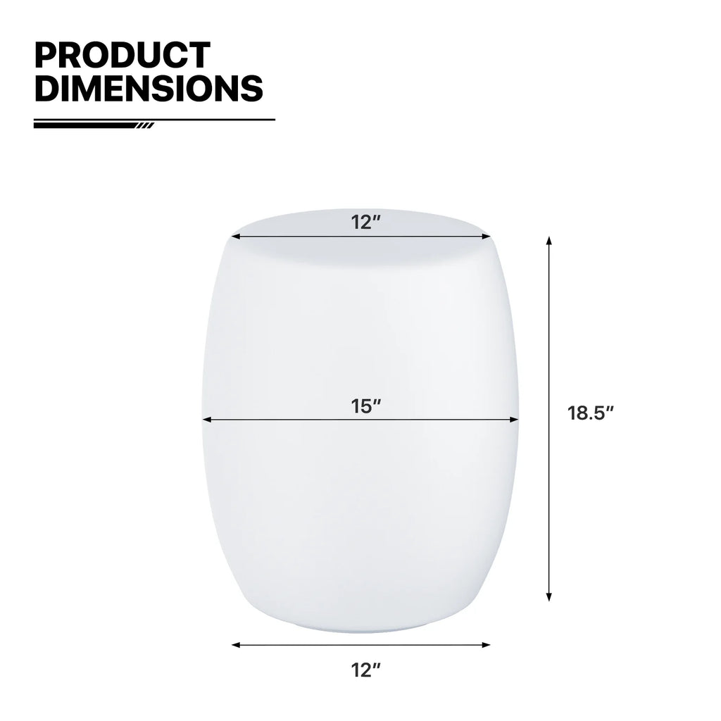 Barrel Shaped LED Bar Stool with Remote Control Z812415