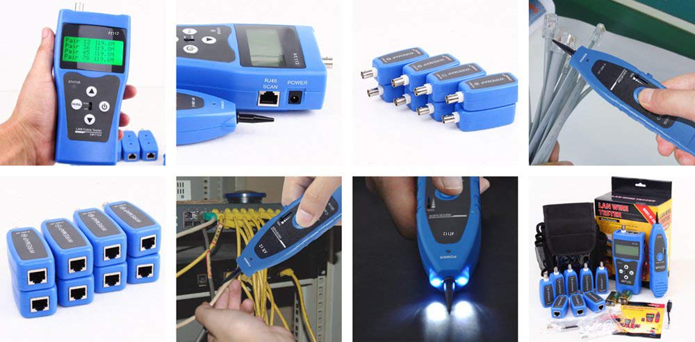 Network Ethernet LAN Phone Tester with 8 Far-end Jacks Z404073