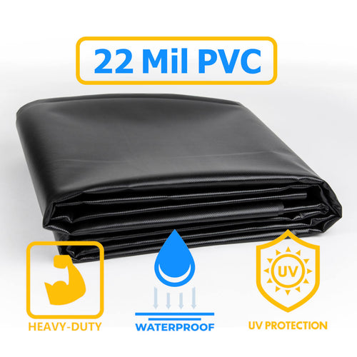10' x 40' Vinyl Tarp 20 oz 22 Mil Waterproof PVC Pond Liner C522638