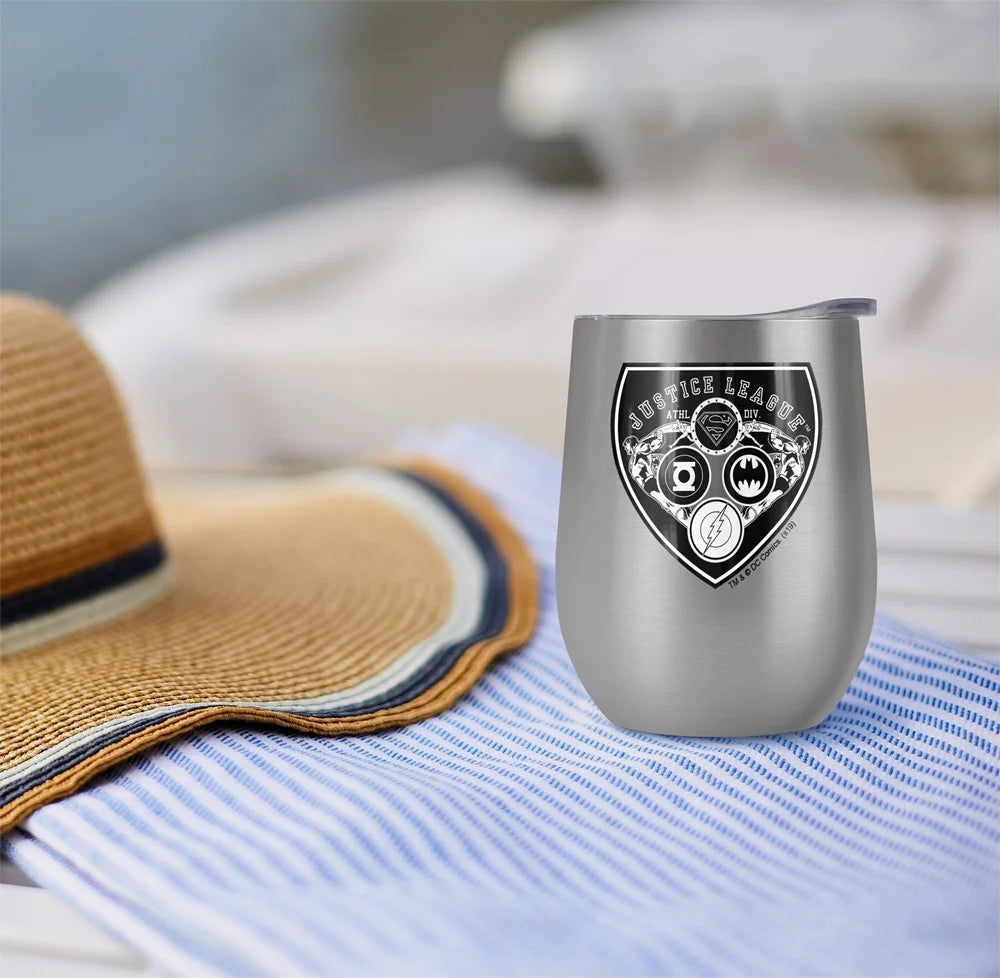 Stainless Steel Insulated Wine Tumbler with Slide-Lock Lid C96785