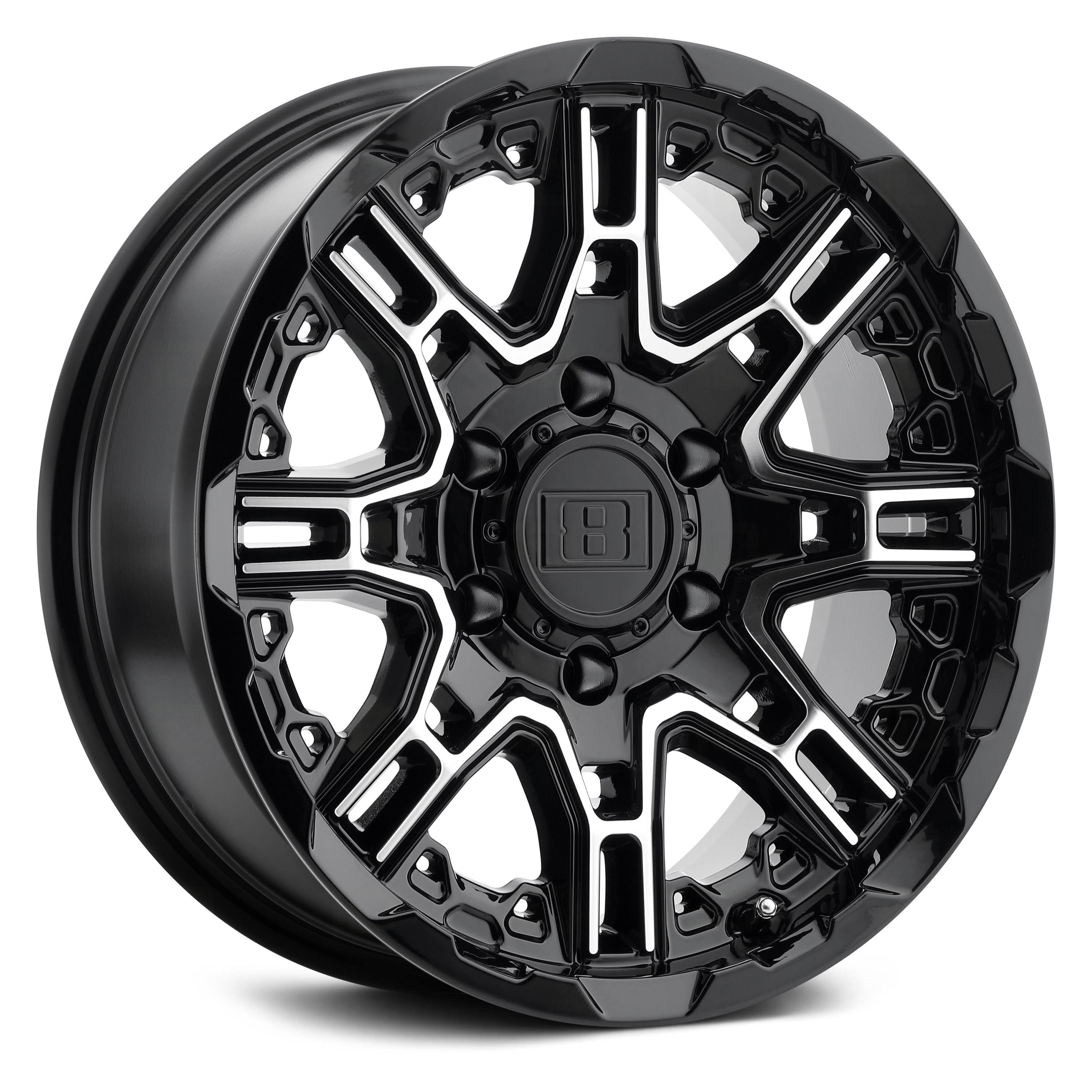 Slingshot 17x8.5 8x165.1 +10mm Black F74451