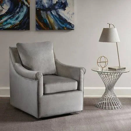 Gray Swivel Armchair A5275