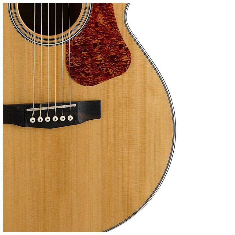 Natural Satin Solid Spruce Top Acoustic-Electric Guitar E92087
