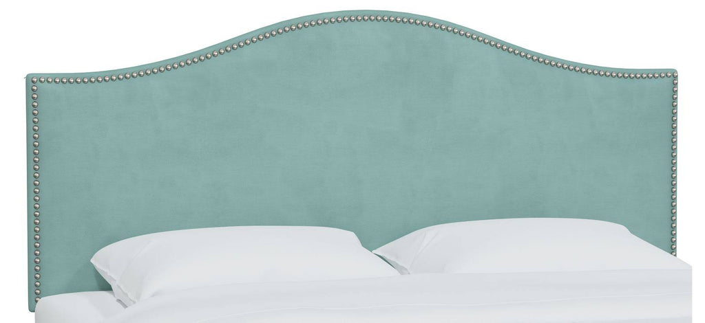 Twin Headboard in Velvet Caribbean Q321892