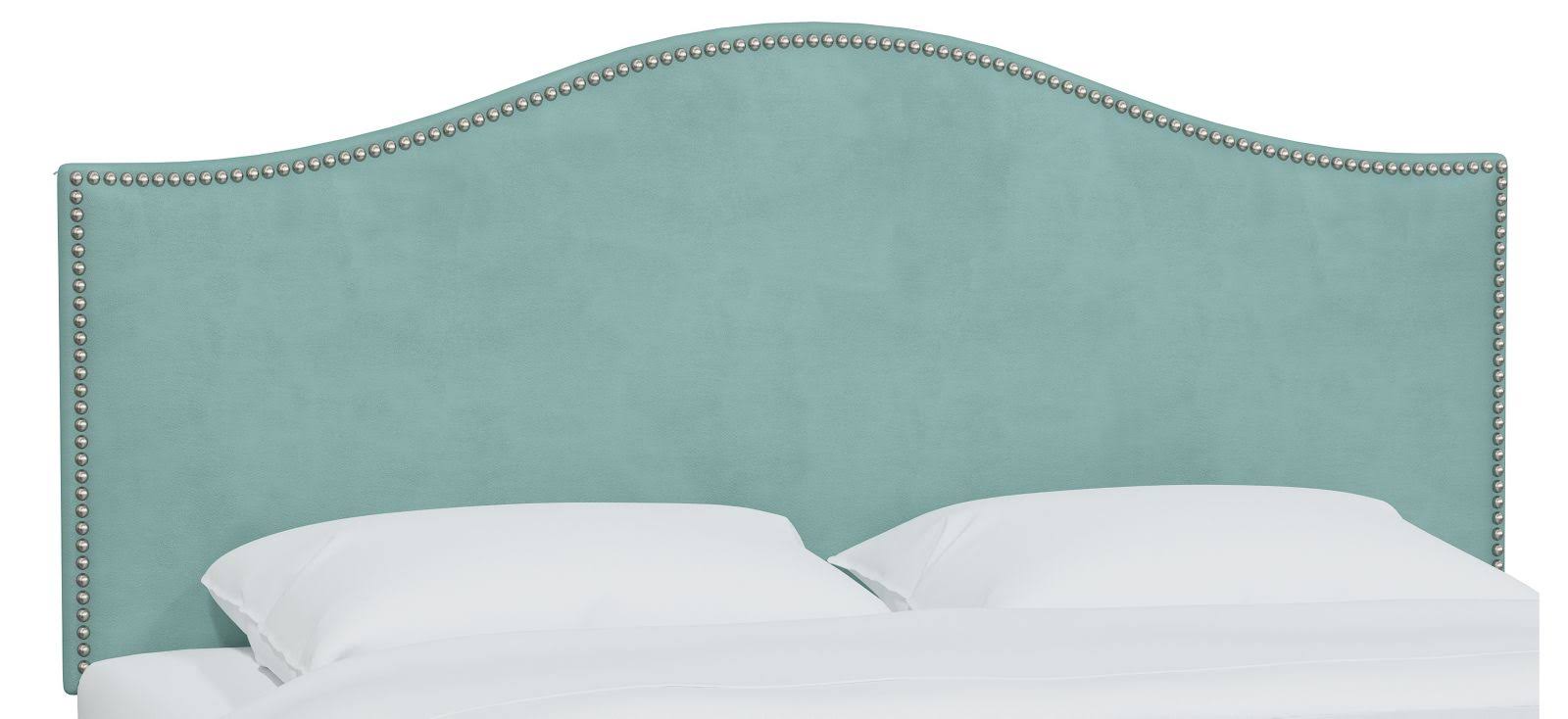 Twin Headboard in Velvet Caribbean Q321892