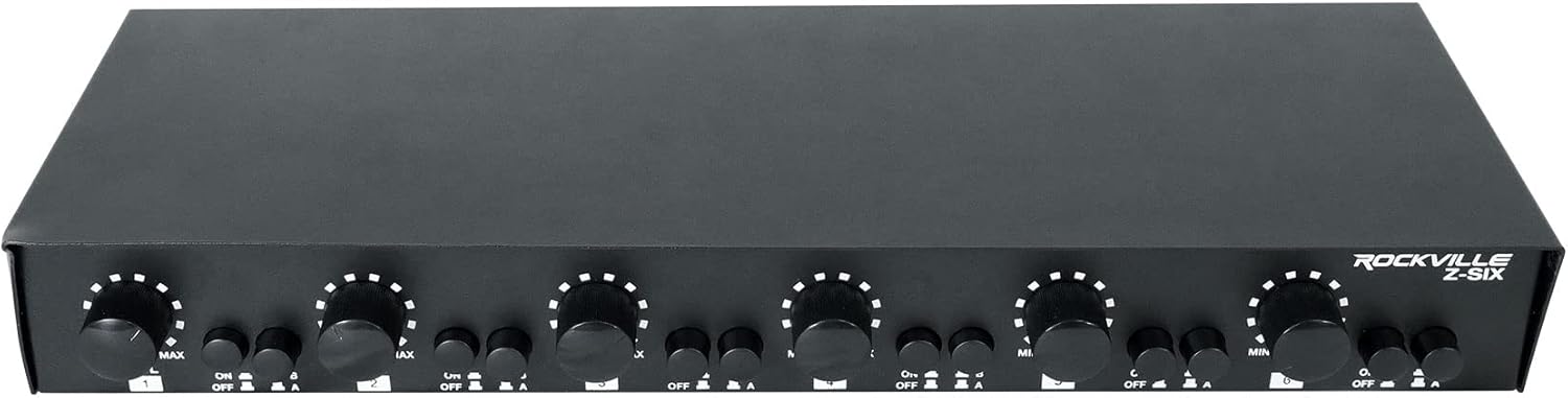 2 Source 6 Zone Audio Zoner with Volume Control O200274