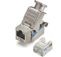 Cat6A Toolless Shielded Keystone Jack, RJ45 Female, 12 Pack B9656