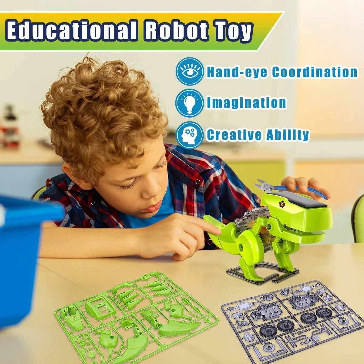 Solar Robot Kit 3-in-1 STEM Projects Robot Kit P922