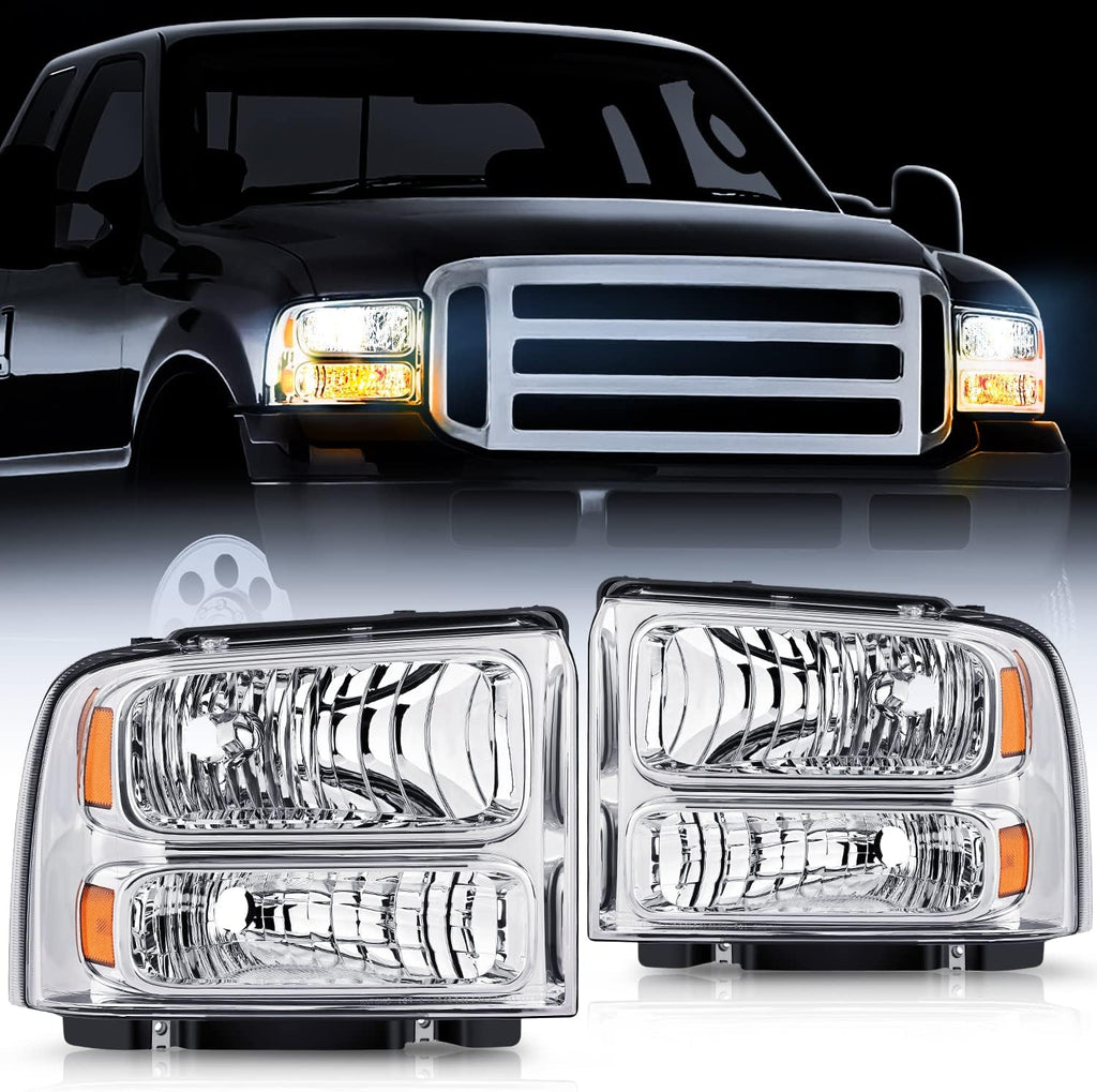 Black Housing Clear Lens Headlight Assembly Replacement L364