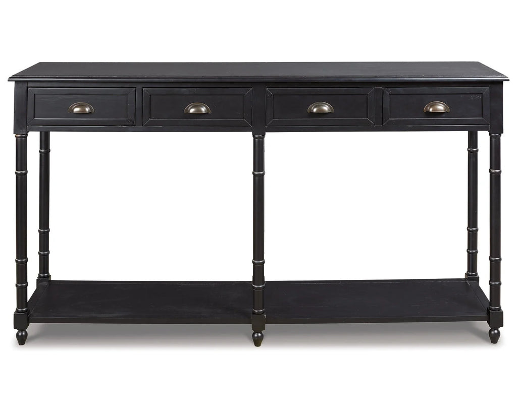 Black Sofa/Console Table D3268